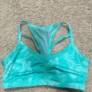 Gymshark Aqua Swirl Sports Bra
